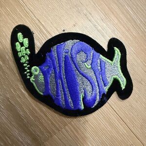 Vintage Phish Velveteen Patch Sew on 90s Psychedelic Jam Band Embroidered Hippie